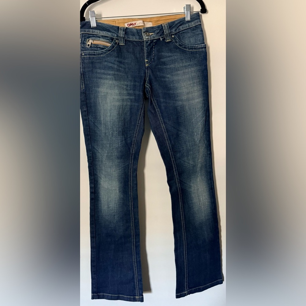 ONLY Women's Classic Blue Boot Cut Jeans